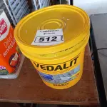 LOTE 512 - 01 BALDE DE VEDACIT, ADITIVO IMPERMEABILIZANTE PARA CONCRETOS E ARGAMASSAS. (NO ESTADO) ATENÇÃO! FAZER A VISITAÇÃO ANTES DE ARREMATAR, NÃO SABEMOS SE FUNCIONA. LEILÃO NÃO TEM GARANTIA E NEM DEVOLUÇÃO, SUJEITO A POSSÍVEIS AVARIAS VISÍVEIS/OCULTAS E/OU AUSÊNCIA DE COMPONENTES.