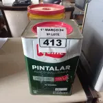 LOTE 413 - 01 LATA DE TINTA IQUINE PINTALAR FOSCO AVELUDADO 18L COR VERDE PISCINA. (NO ESTADO) ATENÇÃO! FAZER A VISITAÇÃO ANTES DE ARREMATAR, NÃO SABEMOS SE FUNCIONA. LEILÃO NÃO TEM GARANTIA E NEM DEVOLUÇÃO, SUJEITO A POSSÍVEIS AVARIAS VISÍVEIS/OCULTAS E/OU AUSÊNCIA DE COMPONENTES.
