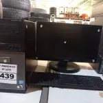 LOTE 439 - 01 CPU’S, 01 MONITOR E 01 TECLADO. (NO ESTADO) ATENÇÃO! FAZER A VISITAÇÃO ANTES DE ARREMATAR, NÃO SABEMOS SE FUNCIONA. LEILÃO NÃO TEM GARANTIA E NEM DEVOLUÇÃO, SUJEITO A POSSÍVEIS AVARIAS VISÍVEIS/OCULTAS E/OU AUSÊNCIA DE COMPONENTES.