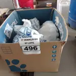 LOTE 496 - 01 CAIXA COM FIBRA DE VIDRO. (NO ESTADO) ATENÇÃO! FAZER A VISITAÇÃO ANTES DE ARREMATAR, NÃO SABEMOS SE FUNCIONA. LEILÃO NÃO TEM GARANTIA E NEM DEVOLUÇÃO, SUJEITO A POSSÍVEIS AVARIAS VISÍVEIS/OCULTAS E/OU AUSÊNCIA DE COMPONENTES.