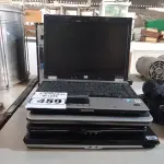 LOTE 459 - 04 NOTEBOOKS PARA RETIRADA DE PEÇAS. (NO ESTADO) ATENÇÃO! FAZER A VISITAÇÃO ANTES DE ARREMATAR, NÃO SABEMOS SE FUNCIONA. LEILÃO NÃO TEM GARANTIA E NEM DEVOLUÇÃO, SUJEITO A POSSÍVEIS AVARIAS VISÍVEIS/OCULTAS E/OU AUSÊNCIA DE COMPONENTES.