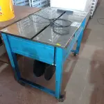 LOTE 516 - 01 MAQUINA ELÉTRICA ARQUEADORA DE FITA MARCA STRAPACK 220V. (NO ESTADO) ATENÇÃO! FAZER A VISITAÇÃO ANTES DE ARREMATAR, NÃO SABEMOS SE FUNCIONA. LEILÃO NÃO TEM GARANTIA E NEM DEVOLUÇÃO, SUJEITO A POSSÍVEIS AVARIAS VISÍVEIS/OCULTAS E/OU AUSÊNCIA DE COMPONENTES.