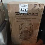 LOTE 321 - 01 CAIXA DE SOM PZ PROPASSIVE PX-12. (NO ESTADO) ATENÇÃO! FAZER A VISITAÇÃO ANTES DE ARREMATAR, NÃO SABEMOS SE FUNCIONA. LEILÃO NÃO TEM GARANTIA E NEM DEVOLUÇÃO, SUJEITO A POSSÍVEIS AVARIAS VISÍVEIS/OCULTAS E/OU AUSÊNCIA DE COMPONENTES.