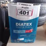 LOTE 401 - 01 LATA DE TINTA IQUINE DIATEX PINTA MAIS 18L FOSCO BASE “P”. (NO ESTADO) ATENÇÃO! FAZER A VISITAÇÃO ANTES DE ARREMATAR, NÃO SABEMOS SE FUNCIONA. LEILÃO NÃO TEM GARANTIA E NEM DEVOLUÇÃO, SUJEITO A POSSÍVEIS AVARIAS VISÍVEIS/OCULTAS E/OU AUSÊNCIA DE COMPONENTES.