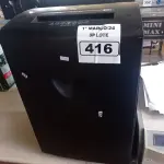 LOTE 416 - 02 FRAGMENTADORAS DE PAPEL. (NO ESTADO) ATENÇÃO! FAZER A VISITAÇÃO ANTES DE ARREMATAR, NÃO SABEMOS SE FUNCIONA. LEILÃO NÃO TEM GARANTIA E NEM DEVOLUÇÃO, SUJEITO A POSSÍVEIS AVARIAS VISÍVEIS/OCULTAS E/OU AUSÊNCIA DE COMPONENTES.