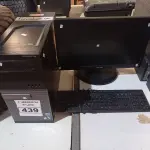 LOTE 439 - 01 CPU’S, 01 MONITOR E 01 TECLADO. (NO ESTADO) ATENÇÃO! FAZER A VISITAÇÃO ANTES DE ARREMATAR, NÃO SABEMOS SE FUNCIONA. LEILÃO NÃO TEM GARANTIA E NEM DEVOLUÇÃO, SUJEITO A POSSÍVEIS AVARIAS VISÍVEIS/OCULTAS E/OU AUSÊNCIA DE COMPONENTES.