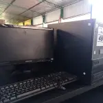 LOTE 490 - 01 CPU’S, 01 MONITOR E 01 TECLADO. (NO ESTADO) ATENÇÃO! FAZER A VISITAÇÃO ANTES DE ARREMATAR, NÃO SABEMOS SE FUNCIONA. LEILÃO NÃO TEM GARANTIA E NEM DEVOLUÇÃO, SUJEITO A POSSÍVEIS AVARIAS VISÍVEIS/OCULTAS E/OU AUSÊNCIA DE COMPONENTES.