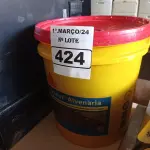 LOTE 424 - 01 BALDE DE SIKANOL ALVENARIA, ADITIVO PLASTIFICANTE PARA ARGAMASSA DE ASSENTAMENTO E REBOCO 18L. (NO ESTADO) ATENÇÃO! FAZER A VISITAÇÃO ANTES DE ARREMATAR, NÃO SABEMOS SE FUNCIONA. LEILÃO NÃO TEM GARANTIA E NEM DEVOLUÇÃO, SUJEITO A POSSÍVEIS AVARIAS VISÍVEIS/OCULTAS E/OU AUSÊNCIA DE COMPONENTES.