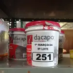 LOTE 251 - 03 BALDES DE CIMENTO QUEIMADO DACAPÓ 5KG. (NO ESTADO) ATENÇÃO! FAZER A VISITAÇÃO ANTES DE ARREMATAR, NÃO SABEMOS SE FUNCIONA. LEILÃO NÃO TEM GARANTIA E NEM DEVOLUÇÃO, SUJEITO A POSSÍVEIS AVARIAS VISÍVEIS/OCULTAS E/OU AUSÊNCIA DE COMPONENTES.