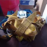 LOTE 503 - 05 CINTAS DE SEGURANÇA. (NO ESTADO) ATENÇÃO! FAZER A VISITAÇÃO ANTES DE ARREMATAR, NÃO SABEMOS SE FUNCIONA. LEILÃO NÃO TEM GARANTIA E NEM DEVOLUÇÃO, SUJEITO A POSSÍVEIS AVARIAS VISÍVEIS/OCULTAS E/OU AUSÊNCIA DE COMPONENTES.