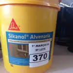 LOTE 370 - 01 BALDE DE SIKANOL ALVENARIA, ADITIVO PLASTIFICANTE PARA ARGAMASSA DE ASSENTAMENTO E REBOCO 18L. (NO ESTADO) ATENÇÃO! FAZER A VISITAÇÃO ANTES DE ARREMATAR, NÃO SABEMOS SE FUNCIONA. LEILÃO NÃO TEM GARANTIA E NEM DEVOLUÇÃO, SUJEITO A POSSÍVEIS AVARIAS VISÍVEIS/OCULTAS E/OU AUSÊNCIA DE COMPONENTES.
