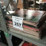 LOTE 257 - 01 LOTE COM VÁRIOS DISCOS DE VINIL. (NO ESTADO) ATENÇÃO! FAZER A VISITAÇÃO ANTES DE ARREMATAR, NÃO SABEMOS SE FUNCIONA. LEILÃO NÃO TEM GARANTIA E NEM DEVOLUÇÃO, SUJEITO A POSSÍVEIS AVARIAS VISÍVEIS/OCULTAS E/OU AUSÊNCIA DE COMPONENTES.