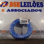 LOTE 160 - 01 ROLO DE CABO FLEXÍVEL 100M 1X4MM NA COR AZUL(NOVO). (NO ESTADO) ATENÇÃO! FAZER A VISITAÇÃO ANTES DE ARREMATAR, NÃO SABEMOS SE FUNCIONA. LEILÃO NÃO TEM GARANTIA E NEM DEVOLUÇÃO, SUJEITO A POSSÍVEIS AVARIAS VISÍVEIS/OCULTAS E/OU AUSÊNCIA DE COMPONENTES.