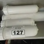 LOTE 127 - 04 FILTROS PARA CAIXA D’AGUA TIPO CAVALETE. (NO ESTADO) ATENÇÃO! FAZER A VISITAÇÃO ANTES DE ARREMATAR, NÃO SABEMOS SE FUNCIONA. LEILÃO NÃO TEM GARANTIA E NEM DEVOLUÇÃO, SUJEITO A POSSÍVEIS AVARIAS VISÍVEIS/OCULTAS E/OU AUSÊNCIA DE COMPONENTES.