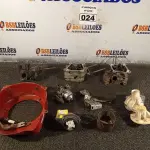 LOTE 024 - 01 LOTE COM VÁRIAS PEÇAS PARA MOTORES E 02 BOMBAS D’AGUA PARA MÁQUINA DE LAVAR MARCAS E MODELOS DIVERSOS.  (NO ESTADO) ATENÇÃO! FAZER A VISITAÇÃO ANTES DE ARREMATAR, NÃO SABEMOS SE FUNCIONA. LEILÃO NÃO TEM GARANTIA E NEM DEVOLUÇÃO, SUJEITO A POSSÍVEIS AVARIAS VISÍVEIS/OCULTAS E/OU AUSÊNCIA DE COMPONENTES.