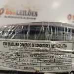 LOTE 010 - 01 ROLO DE CABO FLEXÍVEL 100M 1X10MM NA COR PRETA(NOVO). (NO ESTADO) ATENÇÃO! FAZER A VISITAÇÃO ANTES DE ARREMATAR, NÃO SABEMOS SE FUNCIONA. LEILÃO NÃO TEM GARANTIA E NEM DEVOLUÇÃO, SUJEITO A POSSÍVEIS AVARIAS VISÍVEIS/OCULTAS E/OU AUSÊNCIA DE COMPONENTES.