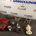 LOTE 024 - 01 LOTE COM VÁRIAS PEÇAS PARA MOTORES E 02 BOMBAS D’AGUA PARA MÁQUINA DE LAVAR MARCAS E MODELOS DIVERSOS.  (NO ESTADO) ATENÇÃO! FAZER A VISITAÇÃO ANTES DE ARREMATAR, NÃO SABEMOS SE FUNCIONA. LEILÃO NÃO TEM GARANTIA E NEM DEVOLUÇÃO, SUJEITO A POSSÍVEIS AVARIAS VISÍVEIS/OCULTAS E/OU AUSÊNCIA DE COMPONENTES.