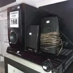 LOTE 168 - 01 DVD HOME THEATER MARCA SONY. (NO ESTADO) ATENÇÃO! FAZER A VISITAÇÃO ANTES DE ARREMATAR, NÃO SABEMOS SE FUNCIONA. LEILÃO NÃO TEM GARANTIA E NEM DEVOLUÇÃO, SUJEITO A POSSÍVEIS AVARIAS VISÍVEIS/OCULTAS E/OU AUSÊNCIA DE COMPONENTES.