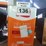 LOTE 136 - 01 LATA DE TINTA IQUINE DELANIL RENDE MUITO 18L FOSCO BASE “C”. (NO ESTADO) ATENÇÃO! FAZER A VISITAÇÃO ANTES DE ARREMATAR, NÃO SABEMOS SE FUNCIONA. LEILÃO NÃO TEM GARANTIA E NEM DEVOLUÇÃO, SUJEITO A POSSÍVEIS AVARIAS VISÍVEIS/OCULTAS E/OU AUSÊNCIA DE COMPONENTES.