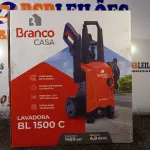LOTE 155 - 01 LAVADORA DE ALTA PRESSÃO ELETRICA, PRESSÃO MÁXIMA 1450PSI E VAZÃO MÁXIMA DE 4,8I/MIN, MODELO BL 1500C MARCA BRANCO CASA. (NOVO) (NO ESTADO) ATENÇÃO! FAZER A VISITAÇÃO ANTES DE ARREMATAR, NÃO SABEMOS SE FUNCIONA. LEILÃO NÃO TEM GARANTIA E NEM DEVOLUÇÃO, SUJEITO A POSSÍVEIS AVARIAS VISÍVEIS/OCULTAS E/OU AUSÊNCIA DE COMPONENTES.