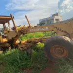 LOTE 583 - 01 MOTONIVELADORA FIATALLIS FG70, MOTOR MERCEDES BENZ, 100% OPERACIONAL (NO ESTADO) (RETIRADA EM GOIÂNIA) (VISTORIA AGENDAR 61-98153-0503)