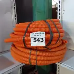 LOTE 543 - 02 ROLOS DE MANGUEIRA CORRUGADA. (NO ESTADO) ATENÇÃO! FAZER A VISITAÇÃO ANTES DE ARREMATAR, NÃO SABEMOS SE FUNCIONA. LEILÃO NÃO TEM GARANTIA E NEM DEVOLUÇÃO, SUJEITO A POSSÍVEIS AVARIAS VISÍVEIS/OCULTAS E/OU AUSÊNCIA DE COMPONENTES.