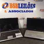 LOTE 559 - 02 NOTEBOOKS. (NO ESTADO) ATENÇÃO! FAZER A VISITAÇÃO ANTES DE ARREMATAR, NÃO SABEMOS SE FUNCIONA. LEILÃO NÃO TEM GARANTIA E NEM DEVOLUÇÃO, SUJEITO A POSSÍVEIS AVARIAS VISÍVEIS/OCULTAS E/OU AUSÊNCIA DE COMPONENTES.
