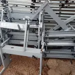 LOTE 579 - 01 LOTE COM BASES DE MESA EM FERRO.  (NO ESTADO) ATENÇÃO! FAZER A VISITAÇÃO ANTES DE ARREMATAR, NÃO SABEMOS SE FUNCIONA. LEILÃO NÃO TEM GARANTIA E NEM DEVOLUÇÃO, SUJEITO A POSSÍVEIS AVARIAS VISÍVEIS/OCULTAS E/OU AUSÊNCIA DE COMPONENTES.