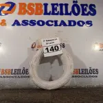 LOTE 140 - 01 ROLO DE CABO FLEXÍVEL 100M 1X2,5MM NA COR BRANCA(NOVO). (NO ESTADO) ATENÇÃO! FAZER A VISITAÇÃO ANTES DE ARREMATAR, NÃO SABEMOS SE FUNCIONA. LEILÃO NÃO TEM GARANTIA E NEM DEVOLUÇÃO, SUJEITO A POSSÍVEIS AVARIAS VISÍVEIS/OCULTAS E/OU AUSÊNCIA DE COMPONENTES.
