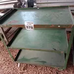 LOTE 570 - 01 CARRINHO DE FERRO COM RODINHAS E 03 BANDEJAS. (NO ESTADO) ATENÇÃO! FAZER A VISITAÇÃO ANTES DE ARREMATAR, NÃO SABEMOS SE FUNCIONA. LEILÃO NÃO TEM GARANTIA E NEM DEVOLUÇÃO, SUJEITO A POSSÍVEIS AVARIAS VISÍVEIS/OCULTAS E/OU AUSÊNCIA DE COMPONENTES.