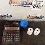 LOTE 013 - 01 CALCULADORA CASSIO HR-100(NOVA). (NO ESTADO) ATENÇÃO! FAZER A VISITAÇÃO ANTES DE ARREMATAR, NÃO SABEMOS SE FUNCIONA. LEILÃO NÃO TEM GARANTIA E NEM DEVOLUÇÃO, SUJEITO A POSSÍVEIS AVARIAS VISÍVEIS/OCULTAS E/OU AUSÊNCIA DE COMPONENTES.