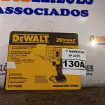 LOTE 130 - 01 CHAVE DE IMPACTO ½ 20V MAX LI-ION  540NM MODELO: DCF889B MARCA DEWALT.  (NOVO) (NO ESTADO) ATENÇÃO! FAZER A VISITAÇÃO ANTES DE ARREMATAR, NÃO SABEMOS SE FUNCIONA. LEILÃO NÃO TEM GARANTIA E NEM DEVOLUÇÃO, SUJEITO A POSSÍVEIS AVARIAS VISÍVEIS/OCULTAS E/OU AUSÊNCIA DE COMPONENTES.