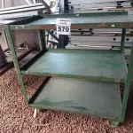 LOTE 570 - 01 CARRINHO DE FERRO COM RODINHAS E 03 BANDEJAS. (NO ESTADO) ATENÇÃO! FAZER A VISITAÇÃO ANTES DE ARREMATAR, NÃO SABEMOS SE FUNCIONA. LEILÃO NÃO TEM GARANTIA E NEM DEVOLUÇÃO, SUJEITO A POSSÍVEIS AVARIAS VISÍVEIS/OCULTAS E/OU AUSÊNCIA DE COMPONENTES.
