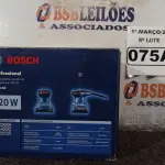 LOTE 075 - 01 LIXADEIRA VIBRATÓRIA GSS 140 220W MARCA BOSCH.  (NOVO) (NO ESTADO) ATENÇÃO! FAZER A VISITAÇÃO ANTES DE ARREMATAR, NÃO SABEMOS SE FUNCIONA. LEILÃO NÃO TEM GARANTIA E NEM DEVOLUÇÃO, SUJEITO A POSSÍVEIS AVARIAS VISÍVEIS/OCULTAS E/OU AUSÊNCIA DE COMPONENTES.