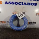 LOTE 110 - 01 ROLO DE CABO FLEXÍVEL 100M 1X4MM NA COR AZUL(NOVO). (NO ESTADO) ATENÇÃO! FAZER A VISITAÇÃO ANTES DE ARREMATAR, NÃO SABEMOS SE FUNCIONA. LEILÃO NÃO TEM GARANTIA E NEM DEVOLUÇÃO, SUJEITO A POSSÍVEIS AVARIAS VISÍVEIS/OCULTAS E/OU AUSÊNCIA DE COMPONENTES.
