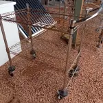 LOTE 575 - 01 CARRINHO PARA TRANSPORTE DE ALIMENTOS. (NO ESTADO) ATENÇÃO! FAZER A VISITAÇÃO ANTES DE ARREMATAR, NÃO SABEMOS SE FUNCIONA. LEILÃO NÃO TEM GARANTIA E NEM DEVOLUÇÃO, SUJEITO A POSSÍVEIS AVARIAS VISÍVEIS/OCULTAS E/OU AUSÊNCIA DE COMPONENTES.