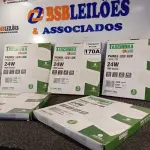 LOTE 170 - 05 PAINÉIS DE EMBUTIR LED LUX 24W 1680 LUMENS DE 6500K QUADRADO MARCA TASCHIBRA. (NOVO) (NO ESTADO) ATENÇÃO! FAZER A VISITAÇÃO ANTES DE ARREMATAR, NÃO SABEMOS SE FUNCIONA. LEILÃO NÃO TEM GARANTIA E NEM DEVOLUÇÃO, SUJEITO A POSSÍVEIS AVARIAS VISÍVEIS/OCULTAS E/OU AUSÊNCIA DE COMPONENTES.