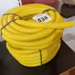 LOTE 538 - 02 ROLOS DE MANGUEIRA CORRUGADA. (NO ESTADO) ATENÇÃO! FAZER A VISITAÇÃO ANTES DE ARREMATAR, NÃO SABEMOS SE FUNCIONA. LEILÃO NÃO TEM GARANTIA E NEM DEVOLUÇÃO, SUJEITO A POSSÍVEIS AVARIAS VISÍVEIS/OCULTAS E/OU AUSÊNCIA DE COMPONENTES.