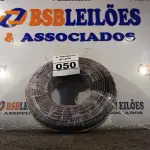 LOTE 050 - 01 ROLO DE CABO FLEXÍVEL 100M 1X10MM NA COR PRETA(NOVO). (NO ESTADO) ATENÇÃO! FAZER A VISITAÇÃO ANTES DE ARREMATAR, NÃO SABEMOS SE FUNCIONA. LEILÃO NÃO TEM GARANTIA E NEM DEVOLUÇÃO, SUJEITO A POSSÍVEIS AVARIAS VISÍVEIS/OCULTAS E/OU AUSÊNCIA DE COMPONENTES.