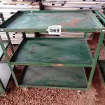 LOTE 569 - 01 CARRINHO DE FERRO COM RODINHAS E 03 BANDEJAS. (NO ESTADO) ATENÇÃO! FAZER A VISITAÇÃO ANTES DE ARREMATAR, NÃO SABEMOS SE FUNCIONA. LEILÃO NÃO TEM GARANTIA E NEM DEVOLUÇÃO, SUJEITO A POSSÍVEIS AVARIAS VISÍVEIS/OCULTAS E/OU AUSÊNCIA DE COMPONENTES.