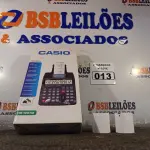 LOTE 013 - 01 CALCULADORA CASSIO HR-100(NOVA). (NO ESTADO) ATENÇÃO! FAZER A VISITAÇÃO ANTES DE ARREMATAR, NÃO SABEMOS SE FUNCIONA. LEILÃO NÃO TEM GARANTIA E NEM DEVOLUÇÃO, SUJEITO A POSSÍVEIS AVARIAS VISÍVEIS/OCULTAS E/OU AUSÊNCIA DE COMPONENTES.