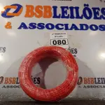 LOTE 080 - 01 ROLO DE CABO FLEXÍVEL 100M 1X4MM NA COR VERMELHA(NOVO). (NO ESTADO) ATENÇÃO! FAZER A VISITAÇÃO ANTES DE ARREMATAR, NÃO SABEMOS SE FUNCIONA. LEILÃO NÃO TEM GARANTIA E NEM DEVOLUÇÃO, SUJEITO A POSSÍVEIS AVARIAS VISÍVEIS/OCULTAS E/OU AUSÊNCIA DE COMPONENTES.