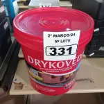 LOTE 331 - 01 BALDE DE DRYKOVEDA, ADITIVO IMPERMEABILIZANTE PARA CONCRETO E ARGAMASSA. (NO ESTADO) ATENÇÃO! FAZER A VISITAÇÃO ANTES DE ARREMATAR, NÃO SABEMOS SE FUNCIONA. LEILÃO NÃO TEM GARANTIA E NEM DEVOLUÇÃO, SUJEITO A POSSÍVEIS AVARIAS VISÍVEIS/OCULTAS E/OU AUSÊNCIA DE COMPONENTES.