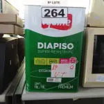 LOTE 264 - 01 LATA DE TINTA IQUINE DIAPISO NA COR VERMELHA. (NO ESTADO) ATENÇÃO! FAZER A VISITAÇÃO ANTES DE ARREMATAR, NÃO SABEMOS SE FUNCIONA. LEILÃO NÃO TEM GARANTIA E NEM DEVOLUÇÃO, SUJEITO A POSSÍVEIS AVARIAS VISÍVEIS/OCULTAS E/OU AUSÊNCIA DE COMPONENTES.