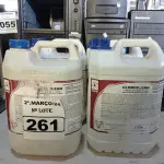 LOTE 261 - 20 LITROS DE CLOROCLEAN, LIMPADOR DESINFETANTE CLORADO PARA INDÚSTRIAS ALIMENTÍCIAS E AFINS. (NO ESTADO) ATENÇÃO! FAZER A VISITAÇÃO ANTES DE ARREMATAR, NÃO SABEMOS SE FUNCIONA. LEILÃO NÃO TEM GARANTIA E NEM DEVOLUÇÃO, SUJEITO A POSSÍVEIS AVARIAS VISÍVEIS/OCULTAS E/OU AUSÊNCIA DE COMPONENTES.