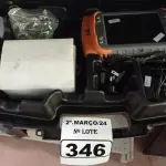 LOTE 346 - 01 KIT MESA GEO JUNIPER MSA. (NO ESTADO) ATENÇÃO! FAZER A VISITAÇÃO ANTES DE ARREMATAR, NÃO SABEMOS SE FUNCIONA. LEILÃO NÃO TEM GARANTIA E NEM DEVOLUÇÃO, SUJEITO A POSSÍVEIS AVARIAS VISÍVEIS/OCULTAS E/OU AUSÊNCIA DE COMPONENTES.