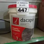 LOTE 447 - 01 BALDE DE CIMENTO QUEIMADO DACAPÓ 25KG. (NO ESTADO) ATENÇÃO! FAZER A VISITAÇÃO ANTES DE ARREMATAR, NÃO SABEMOS SE FUNCIONA. LEILÃO NÃO TEM GARANTIA E NEM DEVOLUÇÃO, SUJEITO A POSSÍVEIS AVARIAS VISÍVEIS/OCULTAS E/OU AUSÊNCIA DE COMPONENTES.