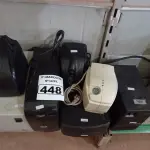LOTE 448 - 02 NOBREAKS E 05 ESTABILIZADORES MARCAS E MODELOS DIVERSOS PARA RETIRADA DE PEÇAS. (NO ESTADO) ATENÇÃO! FAZER A VISITAÇÃO ANTES DE ARREMATAR, NÃO SABEMOS SE FUNCIONA. LEILÃO NÃO TEM GARANTIA E NEM DEVOLUÇÃO, SUJEITO A POSSÍVEIS AVARIAS VISÍVEIS/OCULTAS E/OU AUSÊNCIA DE COMPONENTES.