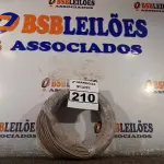 LOTE 210 - 01 ROLO DE CABO FLEXÍVEL 100M 1X2,5MM NA COR CINZA(NOVO). (NO ESTADO) ATENÇÃO! FAZER A VISITAÇÃO ANTES DE ARREMATAR, NÃO SABEMOS SE FUNCIONA. LEILÃO NÃO TEM GARANTIA E NEM DEVOLUÇÃO, SUJEITO A POSSÍVEIS AVARIAS VISÍVEIS/OCULTAS E/OU AUSÊNCIA DE COMPONENTES.