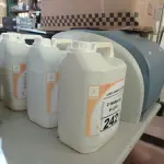 LOTE 242 - 20 LITROS DE ESPUMA HIGIENIZADORA PARA ANTISSEPSIA INSTANTÂNEA DAS MÃOS. (NO ESTADO) ATENÇÃO! FAZER A VISITAÇÃO ANTES DE ARREMATAR, NÃO SABEMOS SE FUNCIONA. LEILÃO NÃO TEM GARANTIA E NEM DEVOLUÇÃO, SUJEITO A POSSÍVEIS AVARIAS VISÍVEIS/OCULTAS E/OU AUSÊNCIA DE COMPONENTES.
